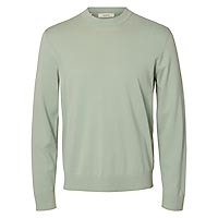 TORINO KNIT CREW AQUA GRAY - Selected