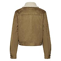TULIP JACKET COGNAC TEDDY - Only