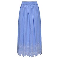 TULUM MAXI SKIRT BLUE - Only