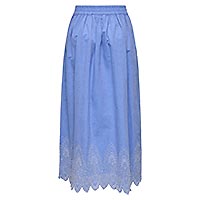 TULUM MAXI SKIRT BLUE - Only