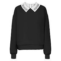 WILLOW SWEATSHIRT BLACK - Only