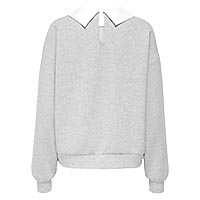 WILLOW SWEATSHIRT LIGHT GREY - Only