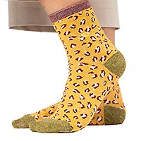SOCKS GLITTER LEO JAUNE - Billybelt