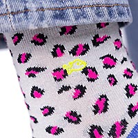 SOCKS LEO GLITTER BLEU - Billybelt