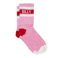 SOCKS TENNIS ROSE ROUGE BLANC - Billybelt