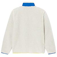 VESTE SHERPA IVOIRE BLEU - Billybelt