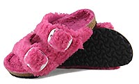 ARIZONA BIG BUCKLE TEDDY PINK - Birkenstock