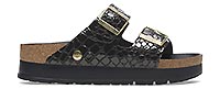 ARIZONA PAP PLATFORM CROCO BLK - Birkenstock