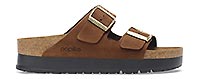 ARIZONA PAP PLATFORM DARK TEA - Birkenstock