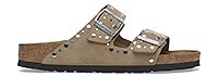 ARIZONA RIVET SUEDE TAUPE - Birkenstock