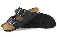 ARIZONA SFB DAIM GREY WOMAN - Birkenstock