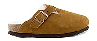 BOSTON FUR SUEDE MINK - Birkenstock