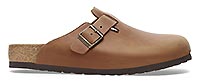 BOSTON NATURAL LEATHER COGNAC - Birkenstock