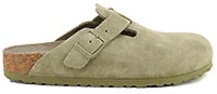 BOSTON SFB SUEDE FADED KHAKI - Birkenstock