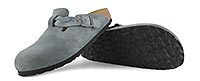 BOSTON SUEDE BRAIDED BASALT - Birkenstock