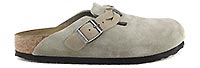BOSTON SUEDE BRAIDED TAUPE - Birkenstock