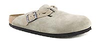 BOSTON SUEDE BRAIDED TAUPE - Birkenstock