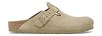 BOSTON SUEDE FADED KAKI - Birkenstock
