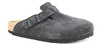 BOSTON SUEDE GREY - Birkenstock