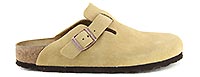BOSTON SUEDE LATTE CREAM - Birkenstock