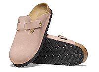 BOSTON SUEDE LIGHT ROSE - Birkenstock