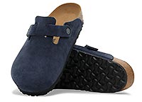 BOSTON SUEDE NEW NAVY - Birkenstock