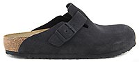 BOSTON SUEDE VELVET GREY REG - Birkenstock