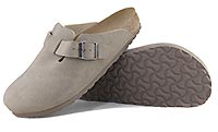 BOSTON VEGAN GRAY TAUPE - Birkenstock