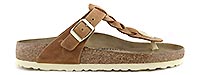 GIZEH LEOI BRAIDED COGNAC - Birkenstock