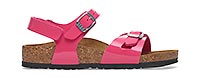 RIO KIDS PATENT FUCHSIA TULIP - Birkenstock