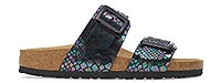 SYNDEY SHINY SNAKE BLACK MULTI - Birkenstock