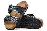 SYNDEY SHINY SNAKE BLACK MULTI - Birkenstock