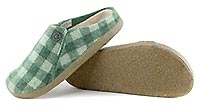 ZERMATT FUR PLAID GREEN MAN - Birkenstock