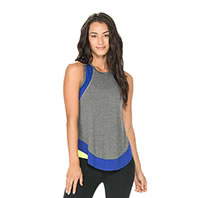 TANK DILLION BLEU - Body Language Sportswear