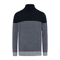 BRIAN ROLLNECK BLUE GREY - Brax