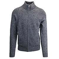 JAKE FULL ZIP DARK GREY MIX - Brax