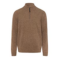 STEFEN HALF ZIP CAMEL MIX - Brax