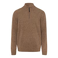 STEFEN HALF ZIP CAMEL MIX - Brax