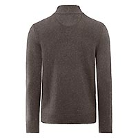 STEFFEN HALF ZIP BROWN MIX - Brax