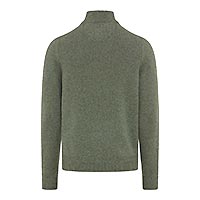 STEFFEN HALF ZIP GREEN MIX - Brax