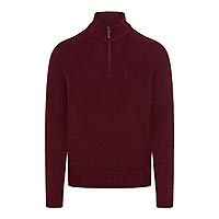 STEFFEN HALF ZIP WINE MIX - Brax