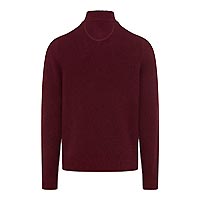 STEFFEN HALF ZIP WINE MIX - Brax