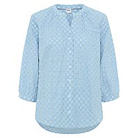 VELIA VINTAGE BLUE BRODERIE - Brax