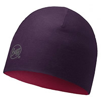 MERINO REVERSIBLE PLUM - Buff