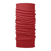 MIDWEIGHT MERINO SOLID RED - Buff