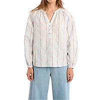 BLOUSE MOLLY RAYEE FLEURS - Molly Bracken