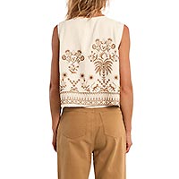 BOLERO MOLLY BEIGE ECRU BRODEE - Molly Bracken