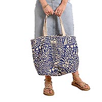 CABA MOLLY BLUE ZEBRA PRINT - Molly Bracken