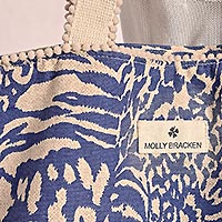 CABA MOLLY BLUE ZEBRA PRINT - Molly Bracken