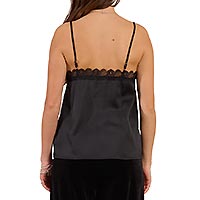 CARACO SATON DENTELLE NOIR - Molly Bracken